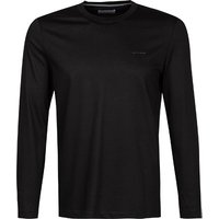 Pierre Cardin Herren Longsleeve schwarz Baumwolle von Pierre Cardin