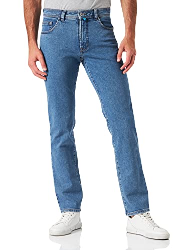 Pierre Cardin Herren DIJON Loose Fit Jeans, Blau (Natural Indigo 01), 38W / 32L von Pierre Cardin