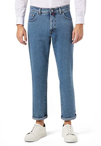 Pierre Cardin Herren DIJON Loose Fit Jeans, Blau (Natural Indigo 01), 34W / 32L von Pierre Cardin