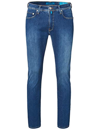 Pierre Cardin Herren Lyon Futureflex Stretch Denim Tapered Fit Jeans, Blau (Ocean Blue 77), W38/L32 (Herstellergröße: 38/32) von Pierre Cardin