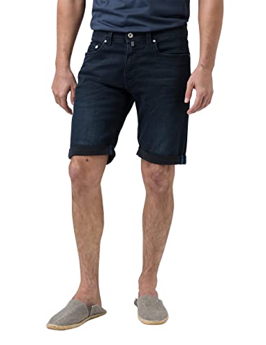 Pierre Cardin Herren Lyon Jeans-Shorts, Blue/Black Fashion, 33 von Pierre Cardin