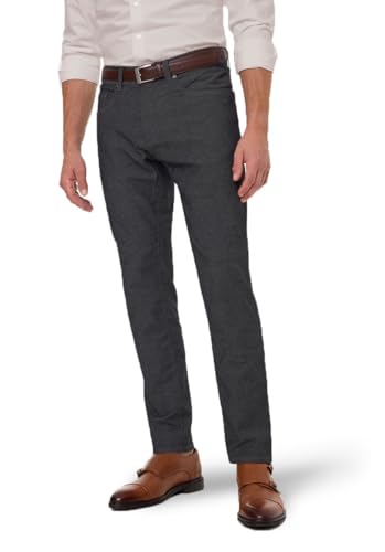 Pierre Cardin Herren Lyon Tapered 5-Pocket Hose Wool-Touch Cotton, 9203 Dark Grey von Pierre Cardin