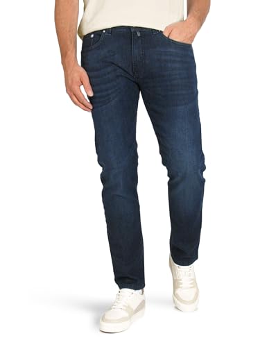 Pierre Cardin Herren Lyon Tapered Futureflex Strech Denim Jeans, Dark Blue Used Buffies von Pierre Cardin