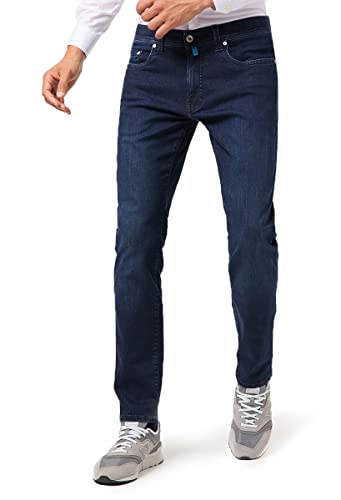 Pierre Cardin Straight Jeans für Herren, Dunkelblau, gewaschen, 33W x 32L von Pierre Cardin