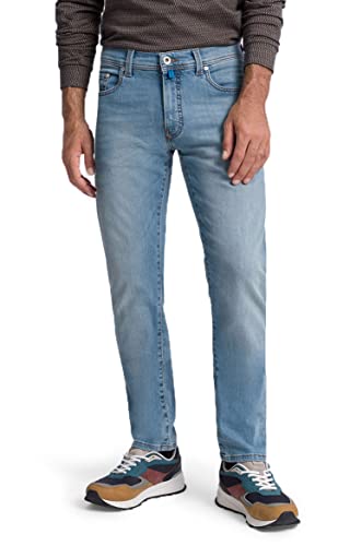 Pierre Cardin Herren Lyon Tapered Futureflex Strech Denim Jeans, Vintage Ice Blue von Pierre Cardin