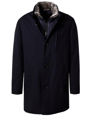 Pierre Cardin Herren Mantel | Männer Parker | Blouson | Lange Jacke | Regular Fit | Marine 6000 | 54 von Pierre Cardin