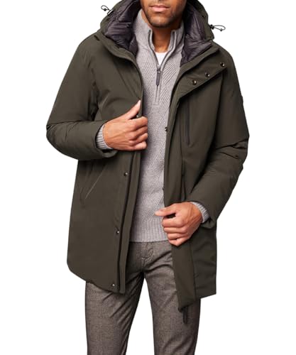 Pierre Cardin Herren Mantel Parka | Männer Parker | Blouson | Lange Jacke | Mordern Fit | Pine Grove 0057 5317 | 3XL von Pierre Cardin