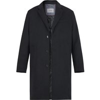 Pierre Cardin Herren Mantel schwarz unifarben von Pierre Cardin