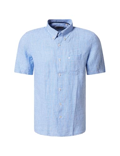 Pierre Cardin Herren Oberhemd Kurzarm B.D. 3000 | Männer Kurzarm Hemd | Button-down | einfarbig | modern fit | Campanula 0281 6125 | XXL von Pierre Cardin