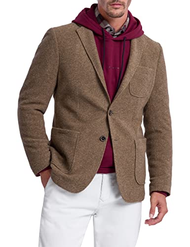 Pierre Cardin Herren Olson Blazer, Timber Wolf, 25 von Pierre Cardin