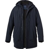 Pierre Cardin Herren Parka blau Mikrofaser unifarben von Pierre Cardin