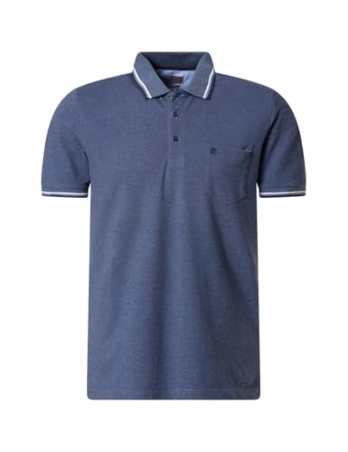 Pierre Cardin Herren Polo-Shirt Kurzarm Poloshirt KN | Männer Polo-Hemd | 3 Knopf | Modern Fit | Copen Blue 2070 6227 | 4XL von Pierre Cardin