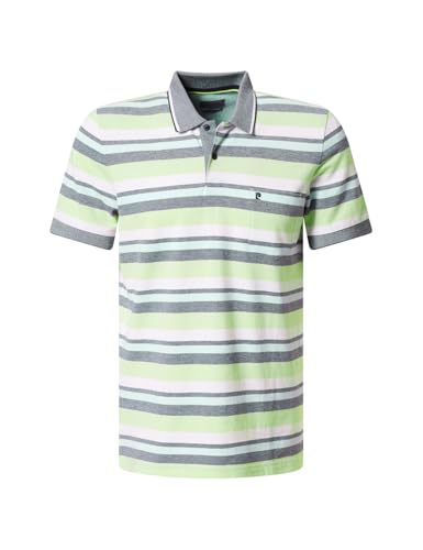 Pierre Cardin Herren Polo-Shirt Kurzarm Poloshirt KN | Männer Polo-Hemd | 3 Knopf | Modern Fit | Grass Green 2076 5116 | XL von Pierre Cardin