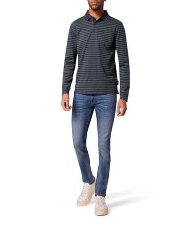 Pierre Cardin Herren Polo-Shirt Langarm 1/1 PoloKN | Männer Polo-Hemd | Mordern Fit | Dark Ivy 3046 5224 | 32W - 34L von Pierre Cardin