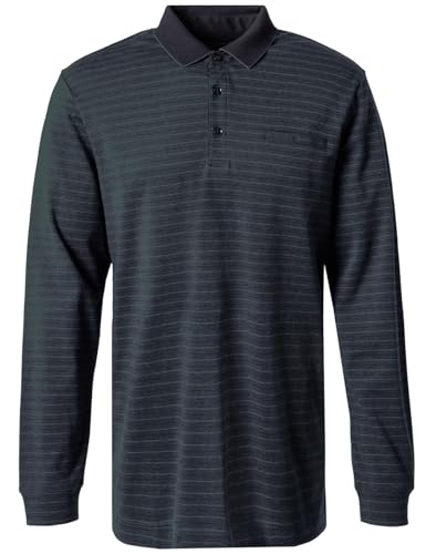 Pierre Cardin Herren Polo-Shirt Langarm Polo Longsleeve | Männer Polo-Hemd | 3 Knopf | Modern Fit | Dark Forest 5222 | 3XL von Pierre Cardin