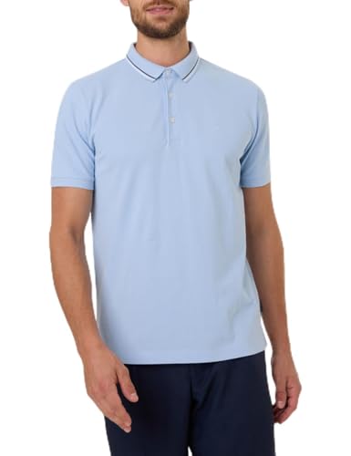 Pierre Cardin Herren Polo-Shirt Langarm Poloshirt KN | Männer Polo-Hemd | Mordern Fit | Ice Water 2112 6033 | XL von Pierre Cardin