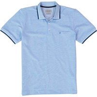 Pierre Cardin Herren Polo-Shirt blau Baumwoll-Piqué von Pierre Cardin