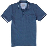 Pierre Cardin Herren Polo-Shirt blau Baumwoll-Piqué von Pierre Cardin