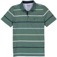 Pierre Cardin Herren Polo-Shirt grün gestreift von Pierre Cardin