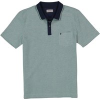 Pierre Cardin Herren Polo-Shirts grün Baumwoll-Jersey von Pierre Cardin