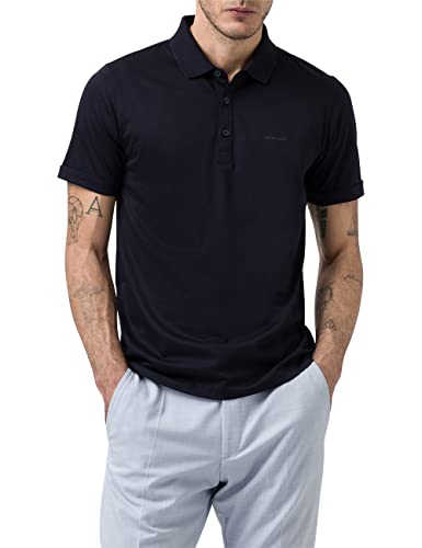 Pierre Cardin Herren Polo mercerisiert Poloshirt, Marine, 6XL von Pierre Cardin