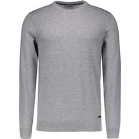 Pierre Cardin Herren Pullover grau Baumwolle unifarben von Pierre Cardin