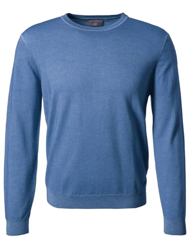 Pierre Cardin Herren Pullover Rundhals Knitted Pullover Crewneck | Männer Basic Strickpulli | Modern Fit | Blue Horizon 6124 | XXL von Pierre Cardin