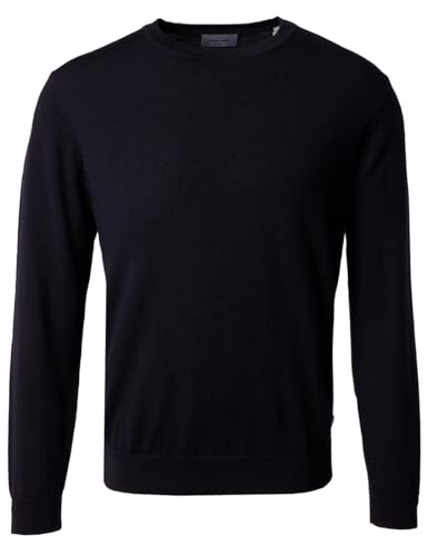 Pierre Cardin Herren Pullover Rundhals Knitted Pullover Crewneck | Männer Basic Strickpulli | Modern Fit | Marine 6000 | 3XL von Pierre Cardin