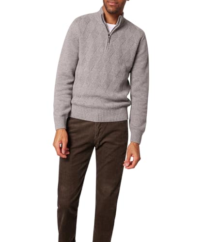 Pierre Cardin Herren Pullover Rundhals Strick StKrgRV | Männer Basic Strickpulli | Mordern Fit | Sharkgray 5076 9102 | XXL von Pierre Cardin