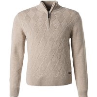 Pierre Cardin Herren Wolle beige Wolle unifarben von Pierre Cardin