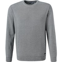 Pierre Cardin Herren Pullover blau unifarben von Pierre Cardin
