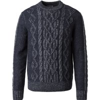 Pierre Cardin Herren Pullover blau unifarben von Pierre Cardin