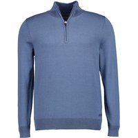 Pierre Cardin Herren Troyer blau Baumwolle unifarben von Pierre Cardin