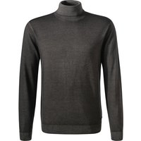 Pierre Cardin Herren Rollkragenpullover braun Merinowolle unifarben von Pierre Cardin