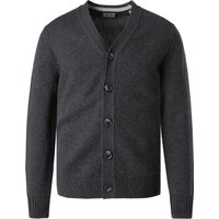 Pierre Cardin Herren Cardigan grau unifarben von Pierre Cardin