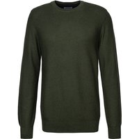 Pierre Cardin Herren Pullover grün Baumwolle unifarben von Pierre Cardin