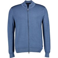 Pierre Cardin Herren Cardigan blau Merinowolle unifarben von Pierre Cardin