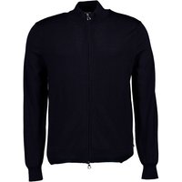 Pierre Cardin Herren Cardigan blau Merinowolle unifarben von Pierre Cardin