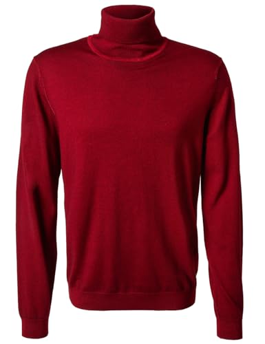 Pierre Cardin Herren Rollkragenpullover Strickpullover Rolli | Männer Strickpullover | hochgeschlossen | weich | Modern Fit | Red Dahlia 4301 | M von Pierre Cardin