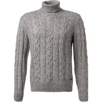 Pierre Cardin Herren Rollkragenpullover grau unifarben von Pierre Cardin