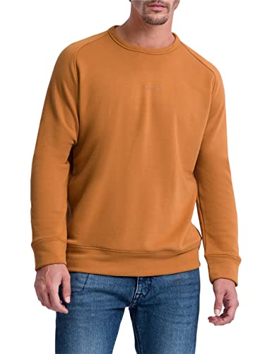 Pierre Cardin Herren Rundhals Sweatshirt, Brown Sugar, L von Pierre Cardin