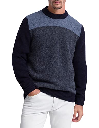 Pierre Cardin Herren Crew Neck Jumper Pullover, Blau, XXL EU von Pierre Cardin