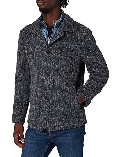 Pierre Cardin Herren Sakko Gemustert Mac-4-Vest Futureflex Blazer, Blau, 60 von Pierre Cardin