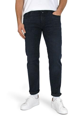 Pierre Cardin Herren Straight Jeans, Deep Blue Used Buffies, Bundweite: 84 cm, beinlänge: 81 cm von Pierre Cardin