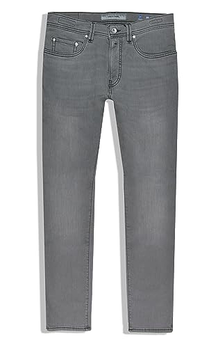 Pierre Cardin Herren Straight Jeans, Mittelgrau Used, 32 W/30 L von Pierre Cardin