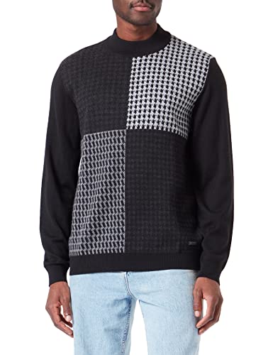 Pierre Cardin Herren Strick Turtleneck Pullover, Schwarz, 6XL von Pierre Cardin