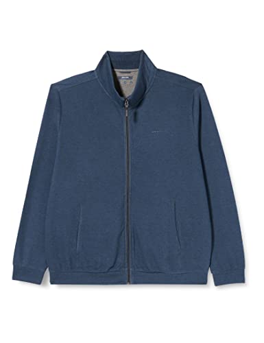 Pierre Cardin Herren Sweat-Shirt Jacket Stand-up Collar Zip Interlock Doubleface with Tencel Sweatjacke, Blue, S von Pierre Cardin