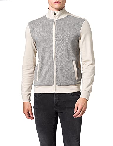 Pierre Cardin Herren Sweatjacke Sweatshirt, Weiß, 3XL von Pierre Cardin
