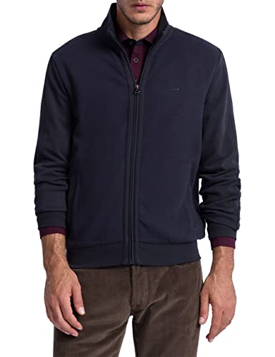 Pierre Cardin Herren Sweatjacke mit Reißverschluss Sweatshirt, Marine, M von Pierre Cardin