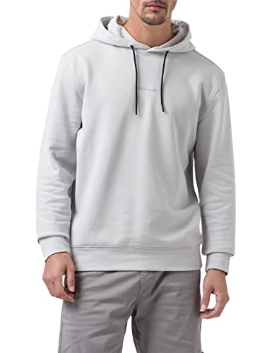 Pierre Cardin Herren Sweatshirt Hoodie Kapuzenpullover, Hellgrau, 4XL von Pierre Cardin